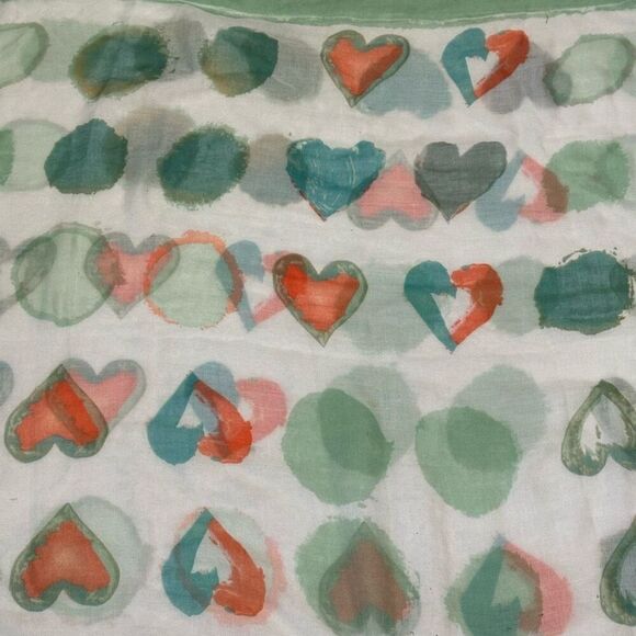 Scarves – Scarf colors: black, Green, teal, white, - Picture 4 of 5